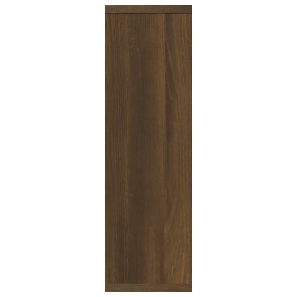 Étagère murale Chêne marron 85x16x52,5 cm Bois d'ingénierie