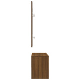 Ensemble de meubles de couloir Chêne marron Bois d'ingénierie