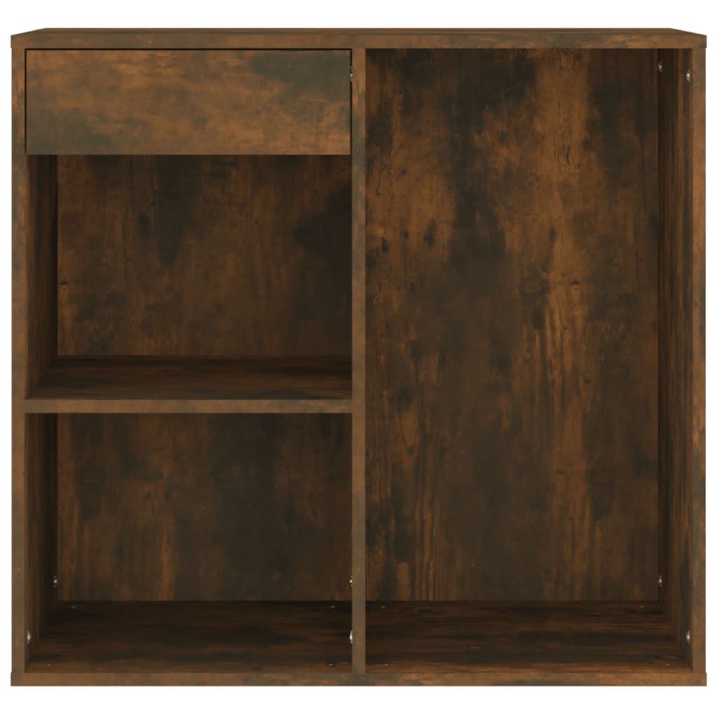 Armoire cosmétique Chêne fumé 80x40x75 cm Bois d'ingénierie