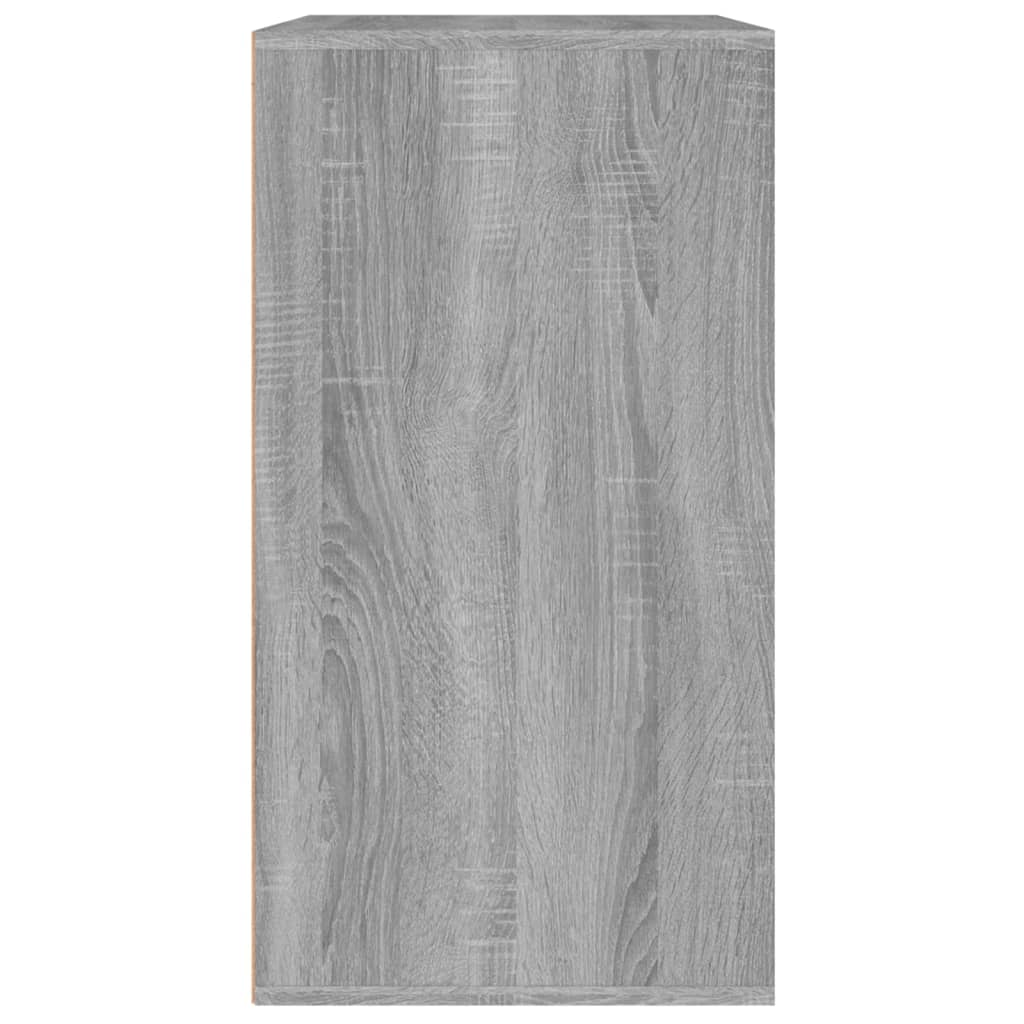 Armoire cosmétique Sonoma gris 80x40x75 cm Bois d'ingénierie