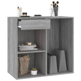 Armoire cosmétique Sonoma gris 80x40x75 cm Bois d'ingénierie