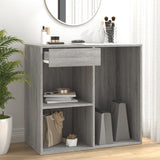 Armoire cosmétique Sonoma gris 80x40x75 cm Bois d'ingénierie