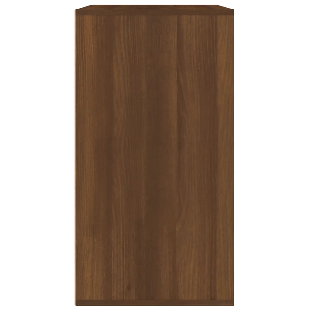 Armoire cosmétique Chêne marron 80x40x75 cm Bois d'ingénierie