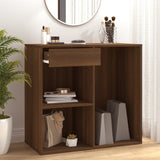 Armoire cosmétique Chêne marron 80x40x75 cm Bois d'ingénierie