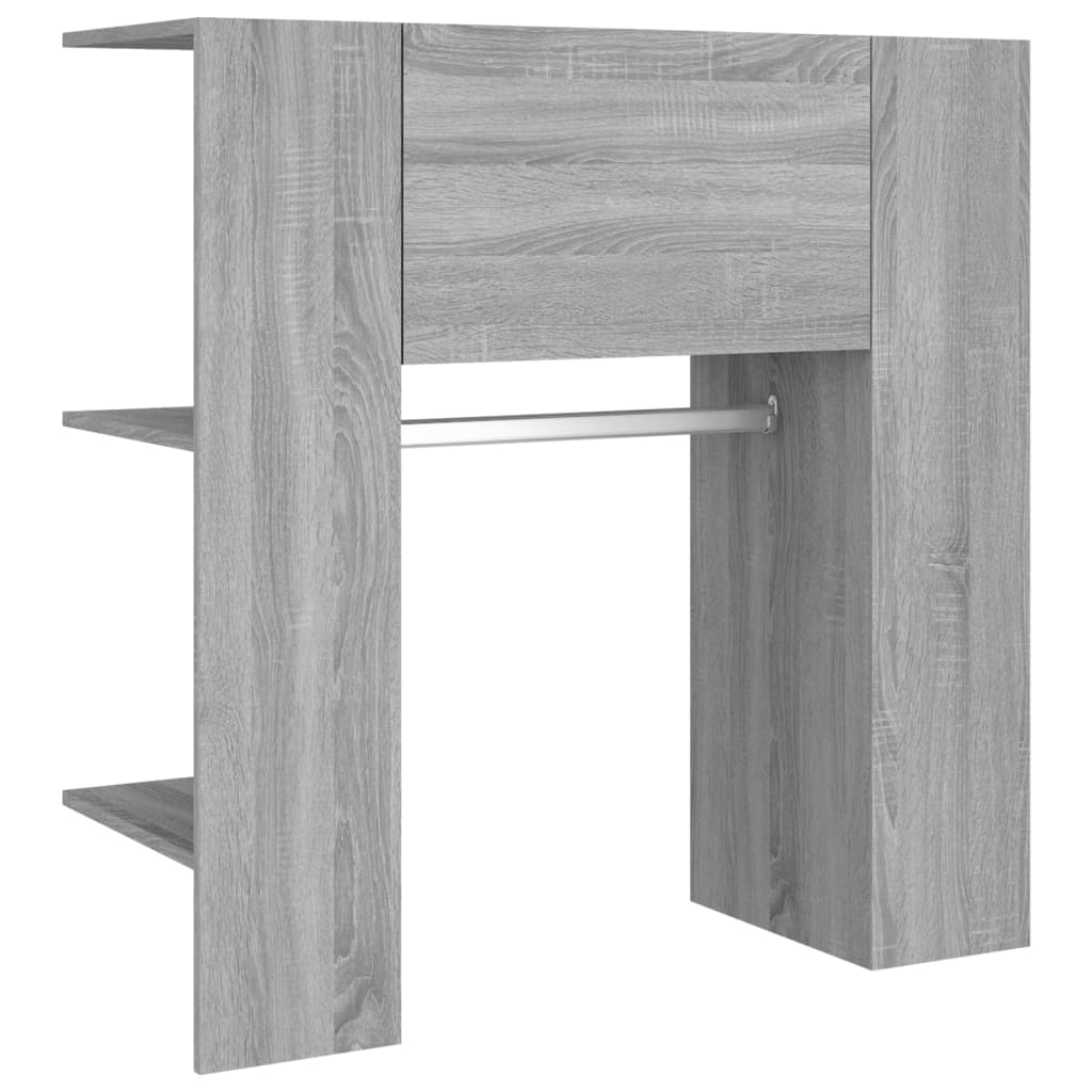 Armoire de couloir Sonoma gris 97,5x37x99 cm Bois d'ingénierie