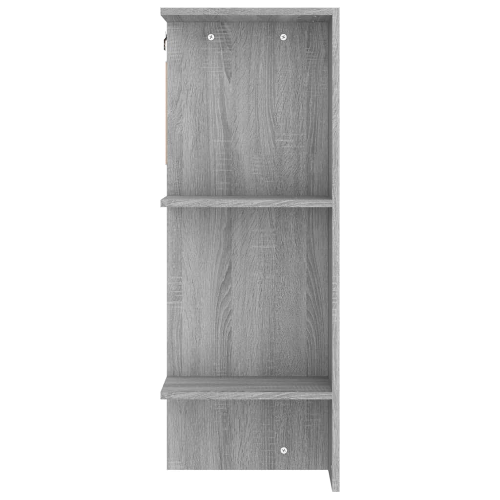 Armoire de couloir Sonoma gris 97,5x37x99 cm Bois d'ingénierie