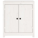 Buffets 2 pcs blanc 70x35x80 cm bois massif de pin