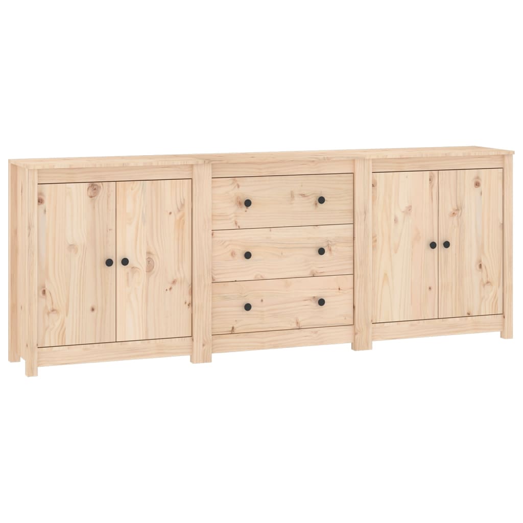 Buffet 210x35x80 cm Bois massif de pin