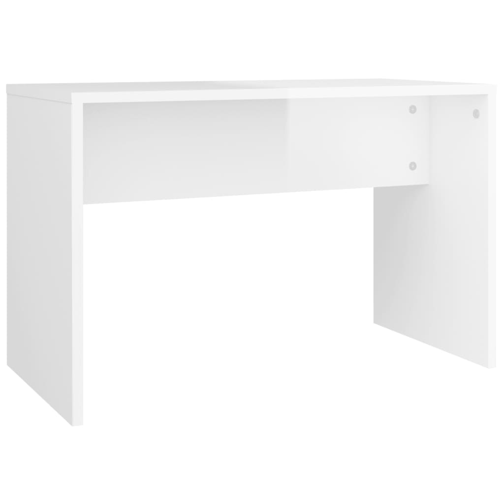 Ensemble de coiffeuse Blanc brillant 74,5x40x141 cm