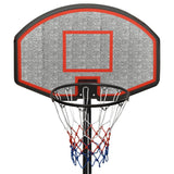 Support de basket-ball Noir 282-352 cm Polyéthylène