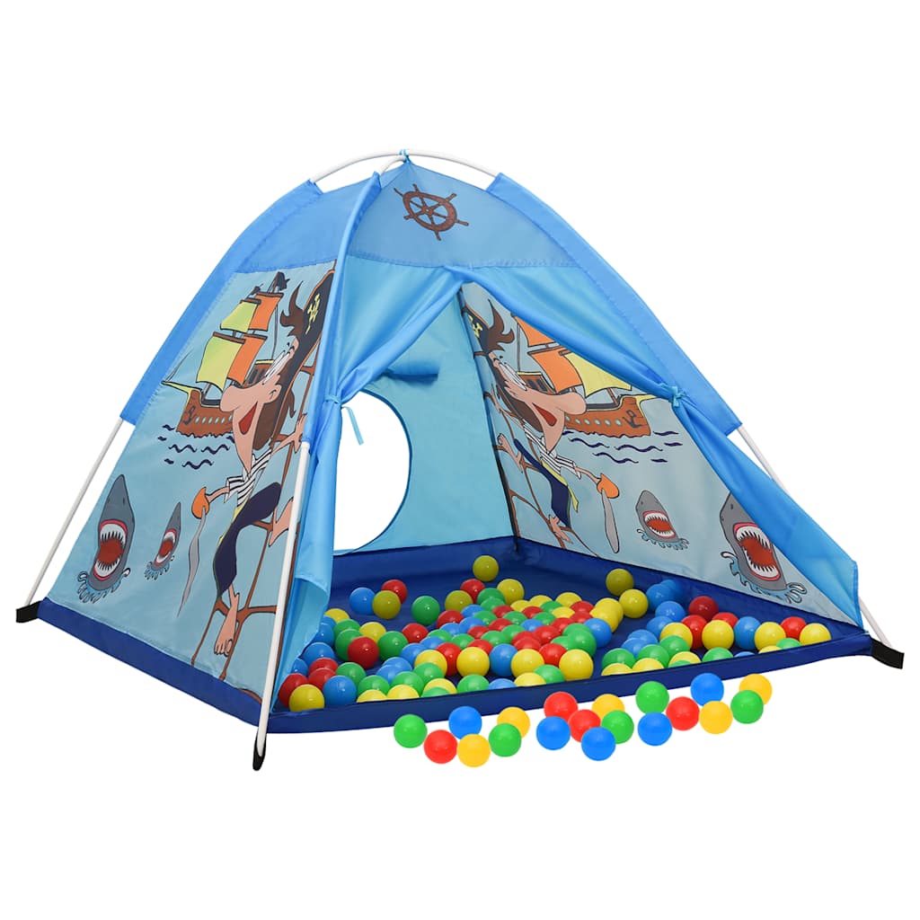 Tente de jeu pour enfants Bleu 120x120x90 cm