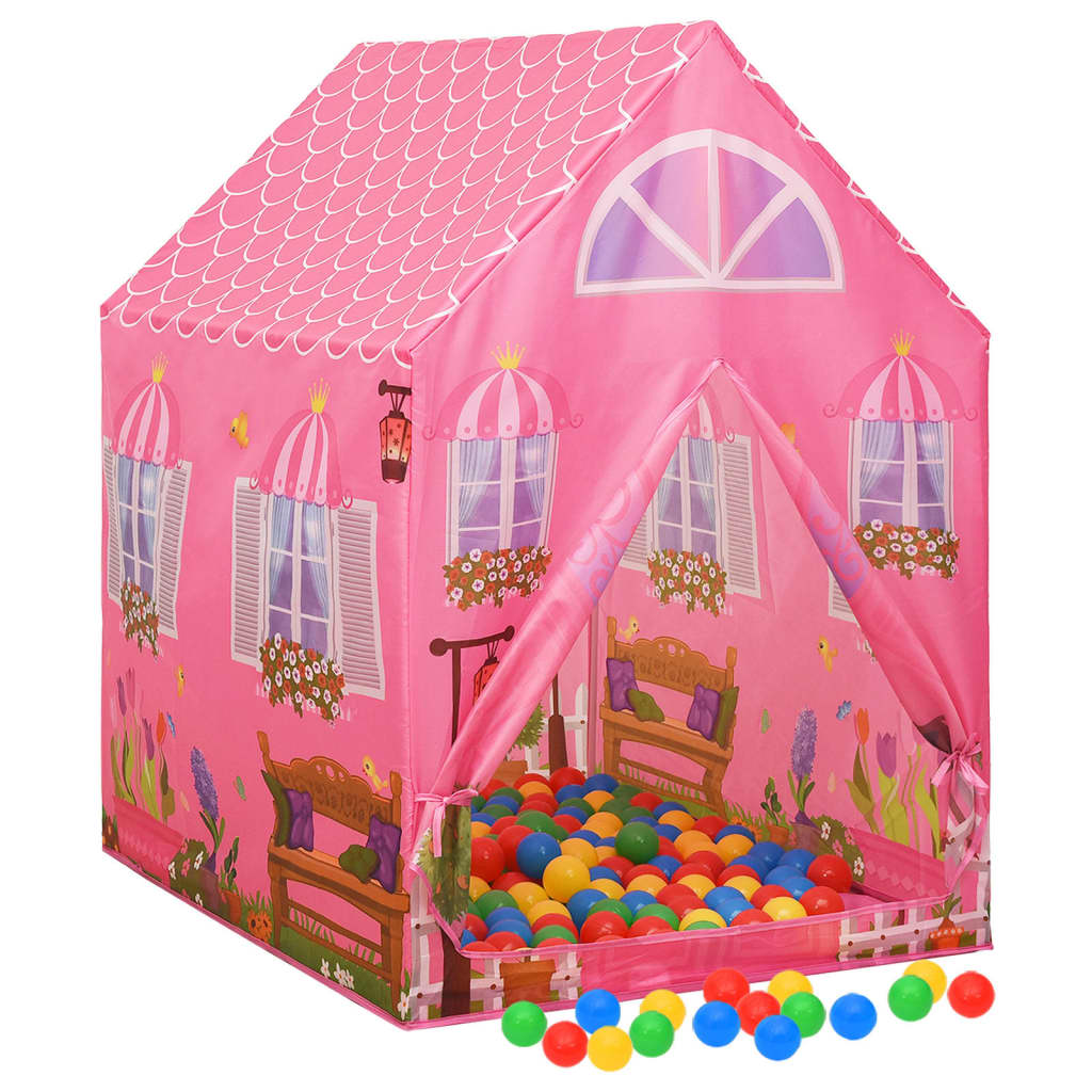 Tente de jeu pour enfants Rose 69x94x104 cm