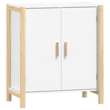 Buffet Blanc 62x38x70 cm Bois d'ingénierie