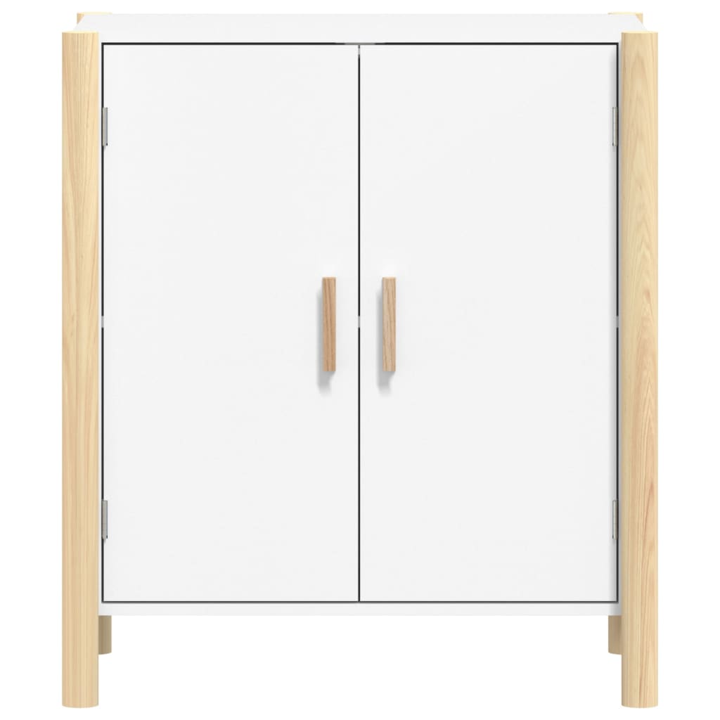 Buffet Blanc 62x38x70 cm Bois d'ingénierie