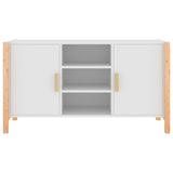 White Sideboard 107x38x60 cm Engineered Wood