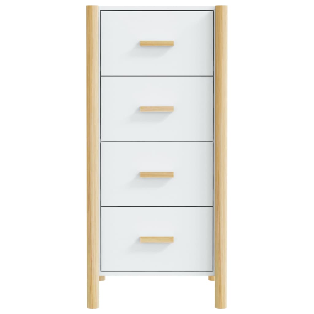 High sideboard White 42x38x90 cm Engineered wood