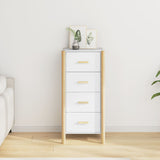 High sideboard White 42x38x90 cm Engineered wood