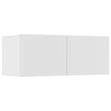 Meubles TV 4 pcs blanc 80x30x30 cm bois d'ingénierie