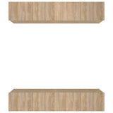 Meubles TV 4 pcs chêne sonoma 80x30x30 cm bois d'ingénierie