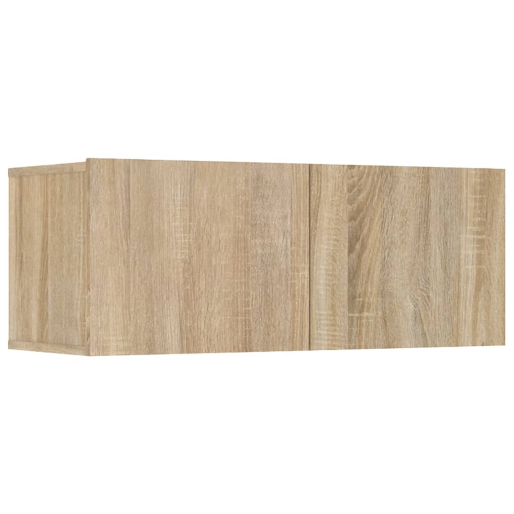 Meubles TV 4 pcs chêne sonoma 80x30x30 cm bois d'ingénierie