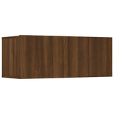 Meubles TV 4 pcs chêne marron 80x30x30 cm bois ingénierie