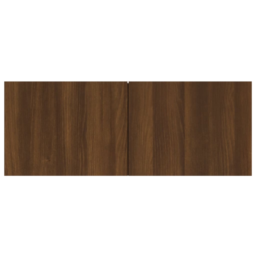 Meubles TV 4 pcs chêne marron 80x30x30 cm bois ingénierie