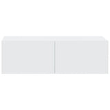 Meubles TV muraux 4 pcs blanc 100x30x30 cm