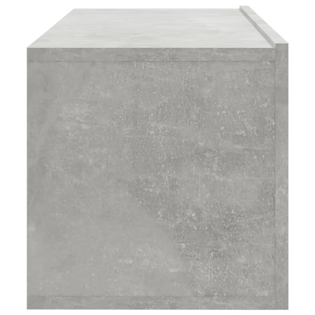 Meubles TV muraux 4 pcs Gris béton 100x30x30 cm