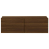 Meubles TV muraux 4 pcs chêne marron 100x30x30 cm