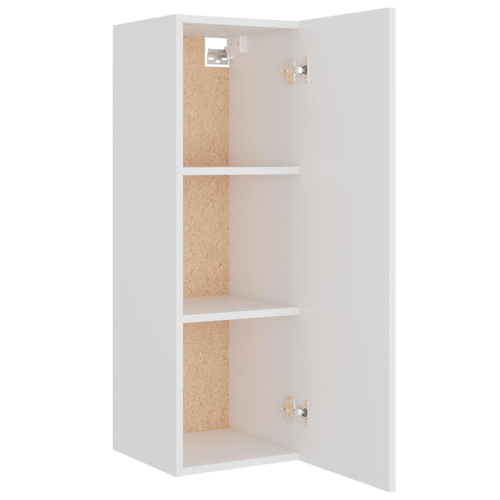 Ensemble de meubles TV 4 pcs Blanc Bois d'ingénierie