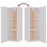 Ensemble de meubles TV 4 pcs Blanc Bois d'ingénierie