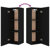 Ensemble de meubles TV 4 pcs Noir Bois d'ingénierie