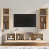 Ensemble de meubles TV 4 pcs Chêne sonoma Bois d'ingénierie