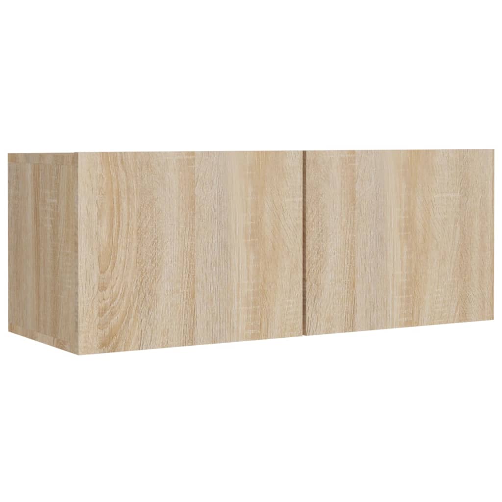 Ensemble de meubles TV 4 pcs Chêne sonoma Bois d'ingénierie