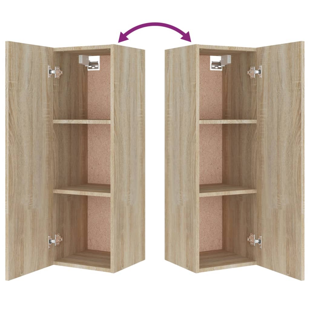 Ensemble de meubles TV 4 pcs Chêne sonoma Bois d'ingénierie