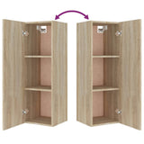 Ensemble de meubles TV 4 pcs Chêne sonoma Bois d'ingénierie