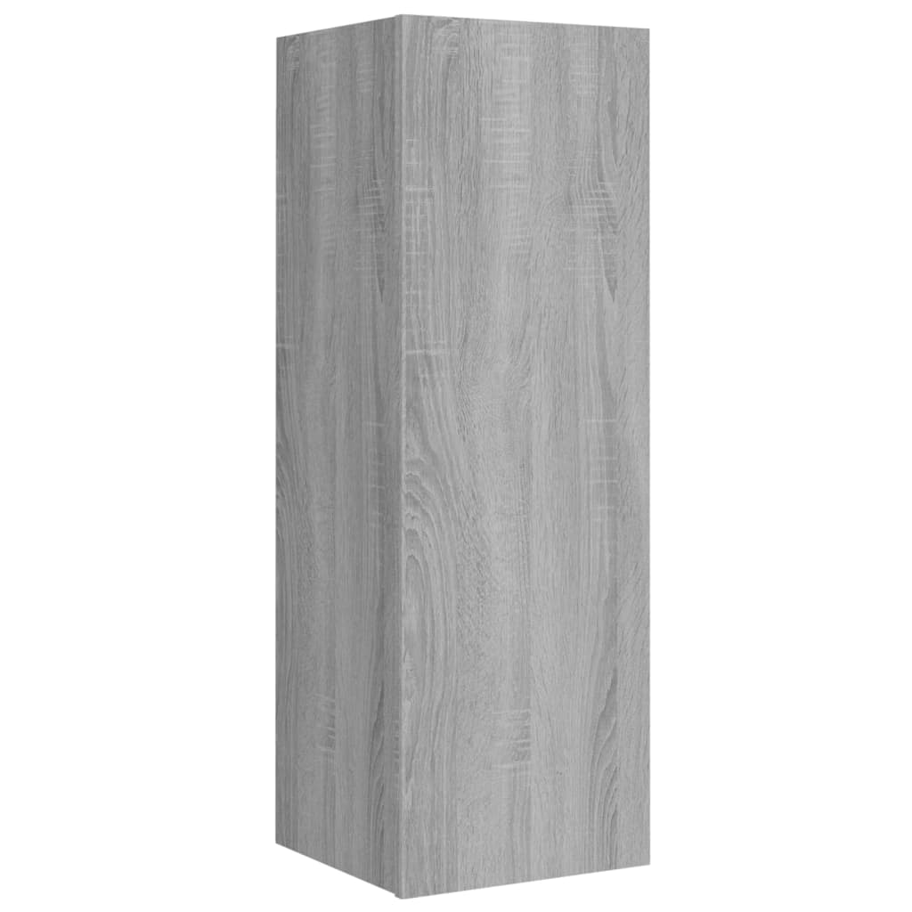 Ensemble de meubles TV 4 pcs Sonoma gris Bois d'ingénierie