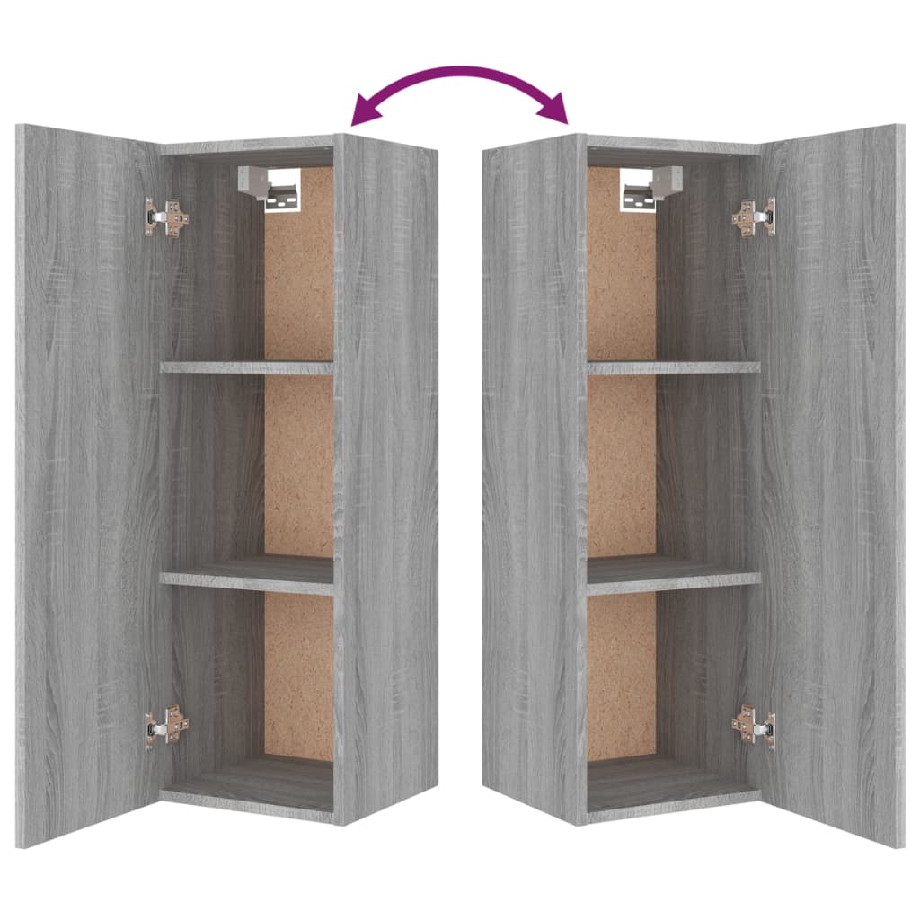 Ensemble de meubles TV 4 pcs Sonoma gris Bois d'ingénierie