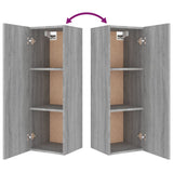 Ensemble de meubles TV 4 pcs Sonoma gris Bois d'ingénierie