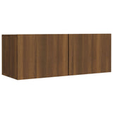 Ensemble de meubles TV 4 pcs Chêne marron Bois d'ingénierie