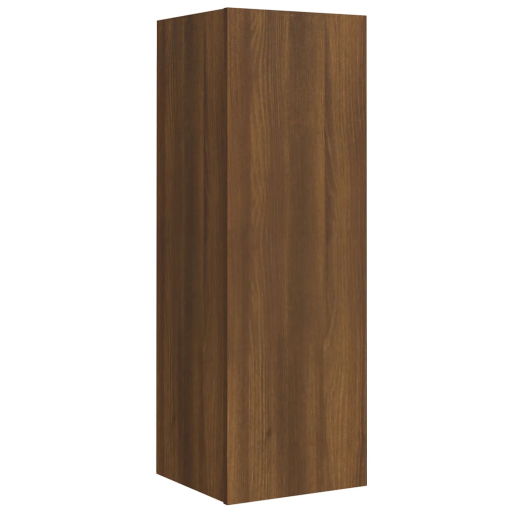 Ensemble de meubles TV 4 pcs Chêne marron Bois d'ingénierie