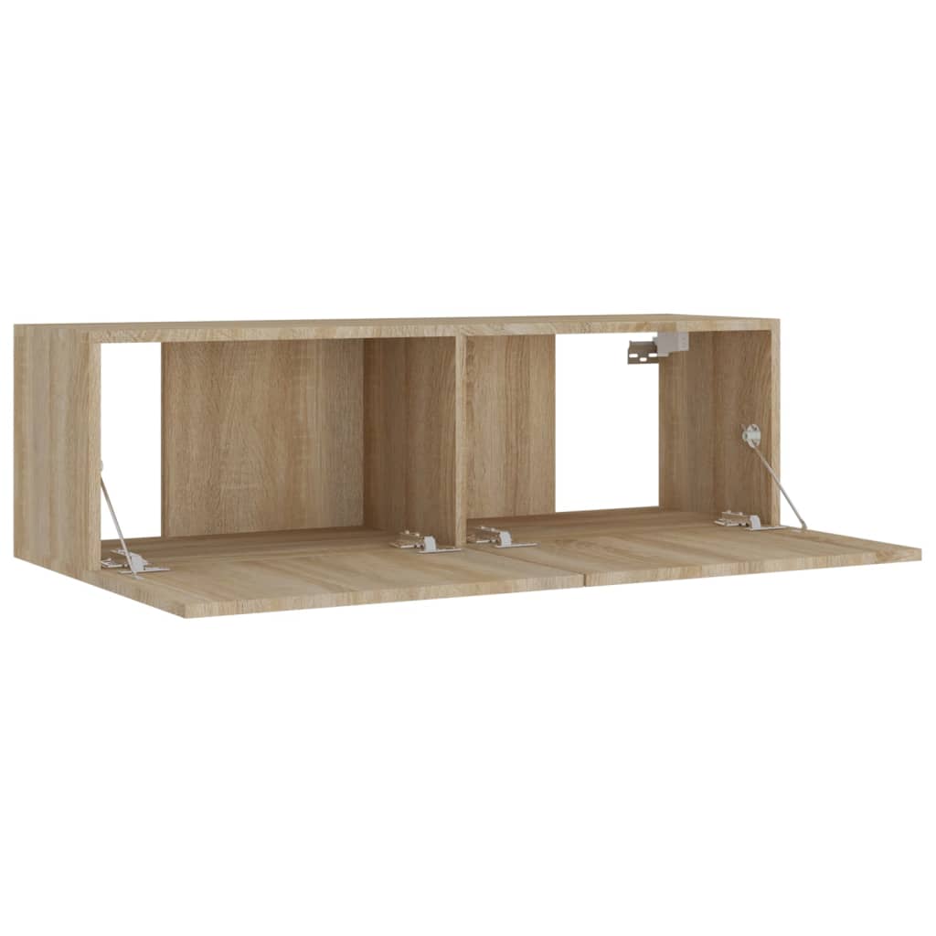 Ensemble de meubles TV 4 pcs Chêne sonoma Bois d'ingénierie