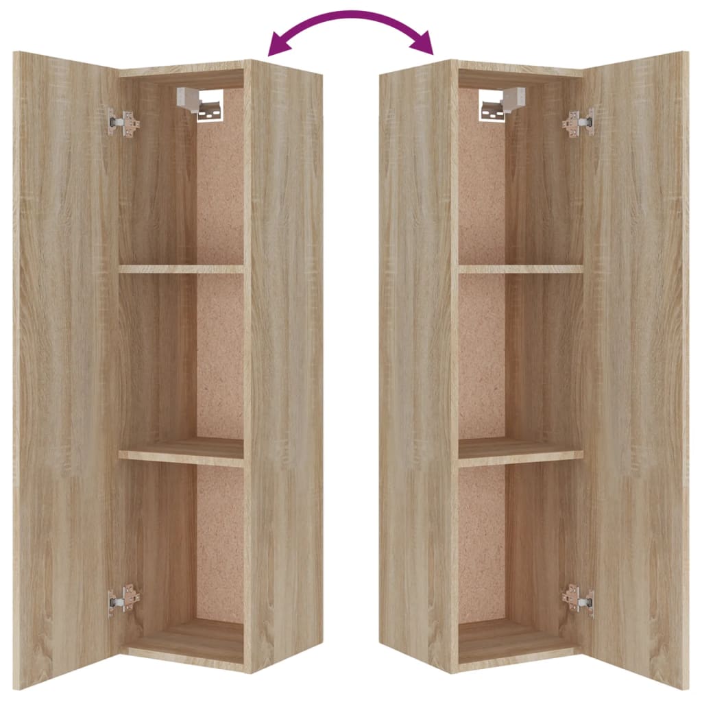 Ensemble de meubles TV 4 pcs Chêne sonoma Bois d'ingénierie