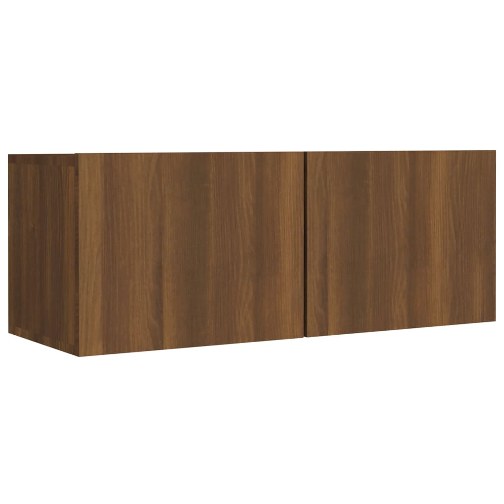 Ensemble de meubles TV 8 pcs Chêne marron Bois d'ingénierie