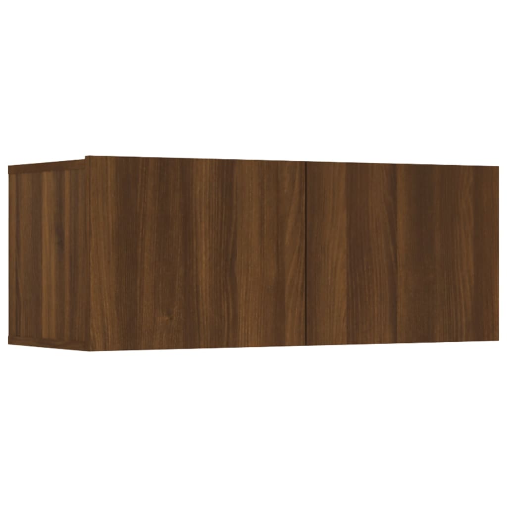 Ensemble de meubles TV 8 pcs Chêne marron Bois d'ingénierie