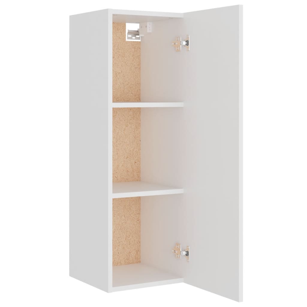 Ensemble de meubles TV 5 pcs Blanc Bois d'ingénierie