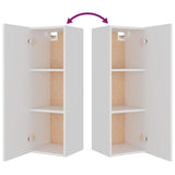 Ensemble de meubles TV 5 pcs Blanc Bois d'ingénierie