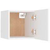 Ensemble de meubles TV 5 pcs Blanc Bois d'ingénierie