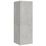 Ensemble de meubles TV 5 pcs Gris béton Bois d'ingénierie