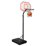 Support de basket-ball Blanc 237-307 cm Polyéthylène